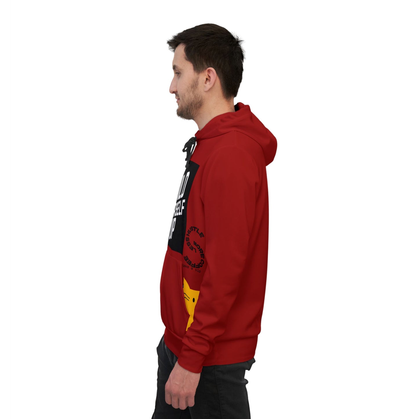 Motivational Hoodie - "Build Yourself Up" Athletic Pullover