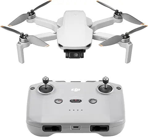 DJI Mini 4K Drone with 4K UHD Camera for Adults - Under 249g Lightweight Foldable Mini Drone, 3-Axis Gimbal Stabilizer, 31-Min Flight Time, 10km Video Transmission