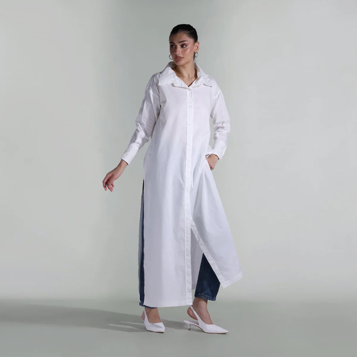 Poplin Shirt Dress