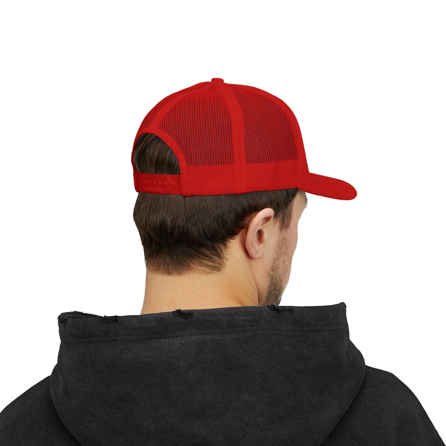 Build Yourself Up Snapback Trucker Cap – Motivational Mesh Baseball Hat