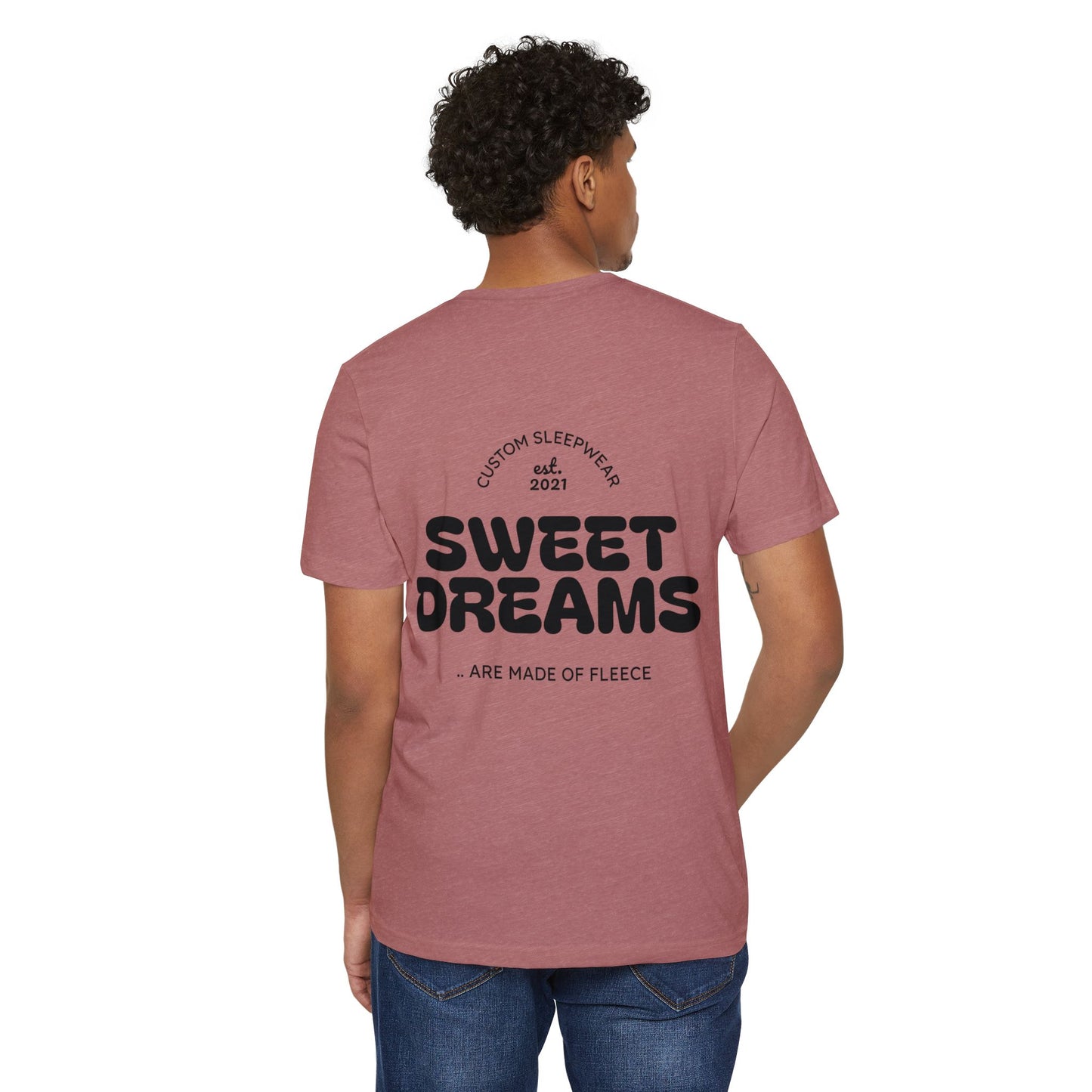 Sweet Dreams Graphic T-Shirt — Retro Yellow AA Logo & 'Sweet Dreams' Back Print
