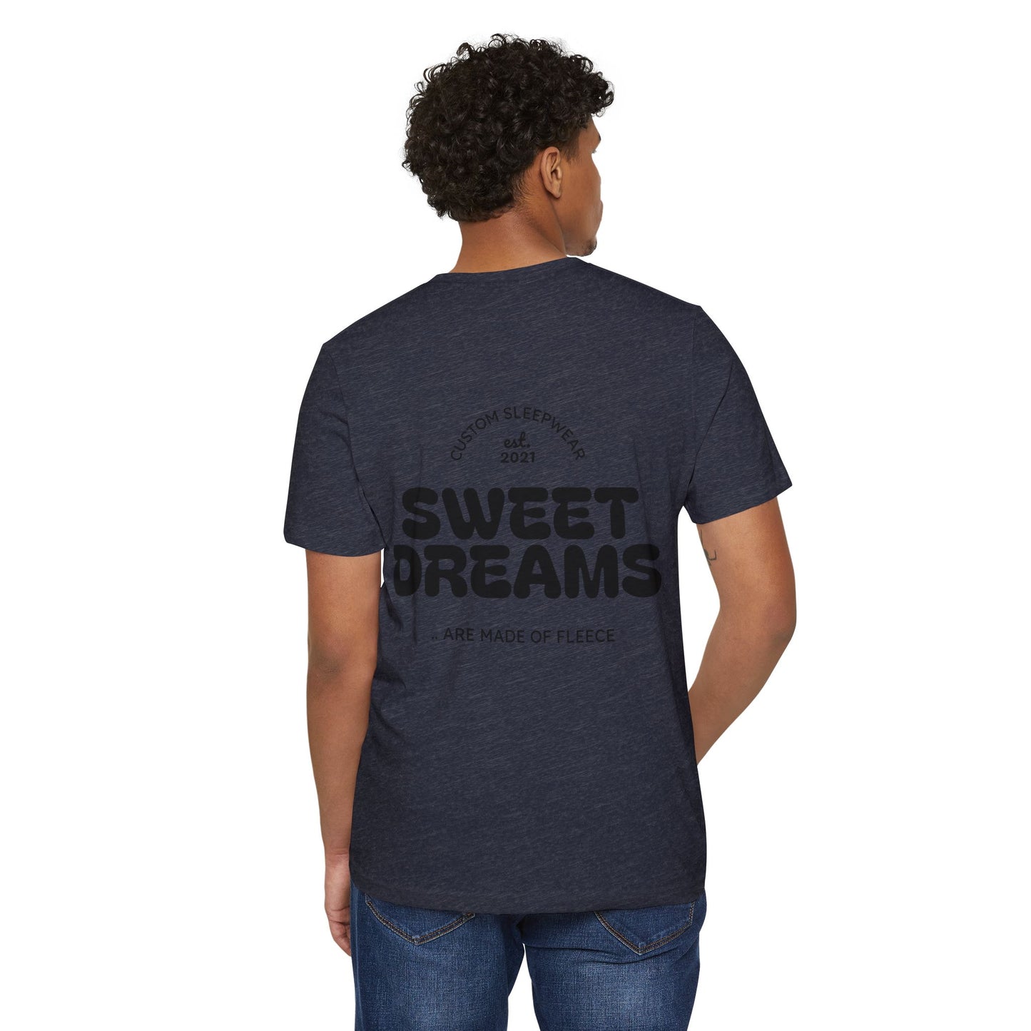 Sweet Dreams Graphic T-Shirt — Retro Yellow AA Logo & 'Sweet Dreams' Back Print