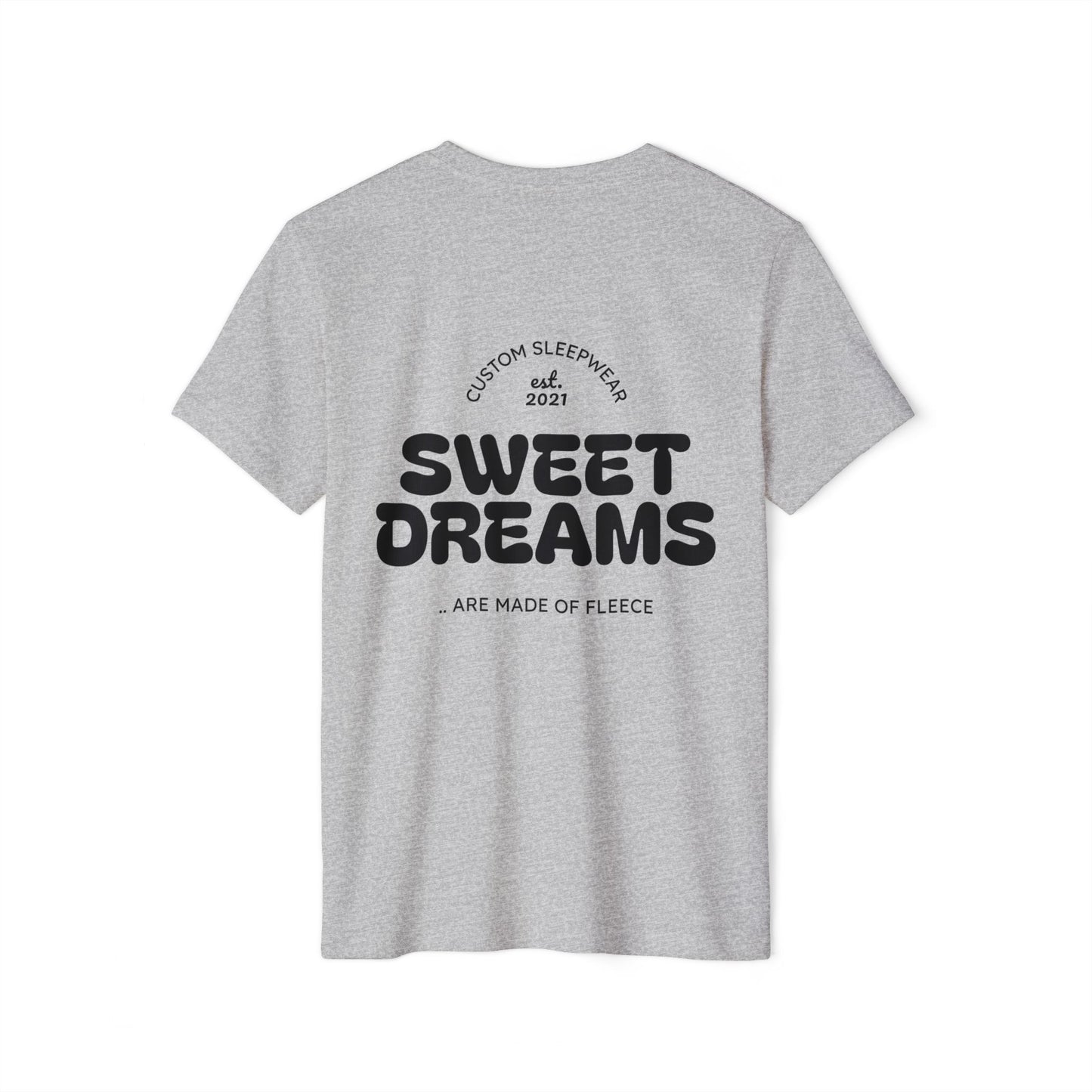 Sweet Dreams Graphic T-Shirt — Retro Yellow AA Logo & 'Sweet Dreams' Back Print