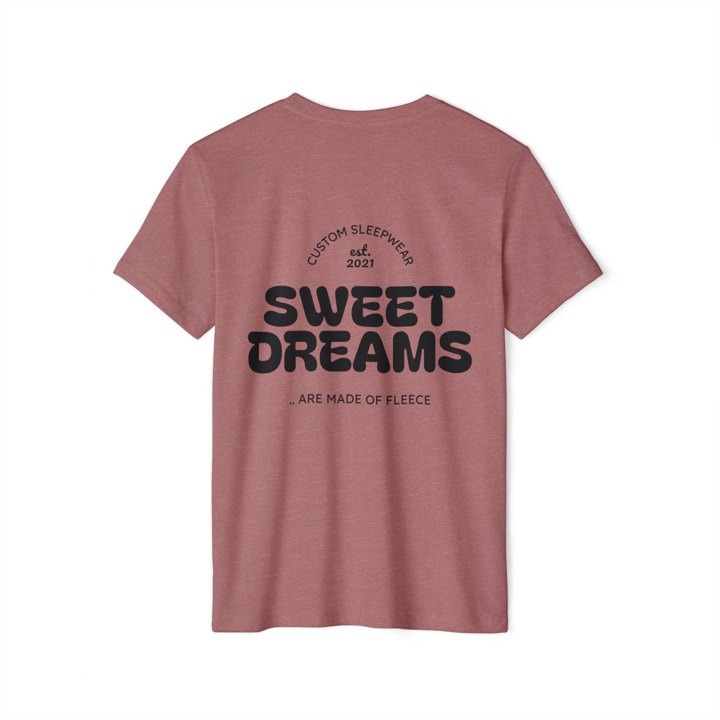 Sweet Dreams Graphic T-Shirt — Retro Yellow AA Logo & 'Sweet Dreams' Back Print