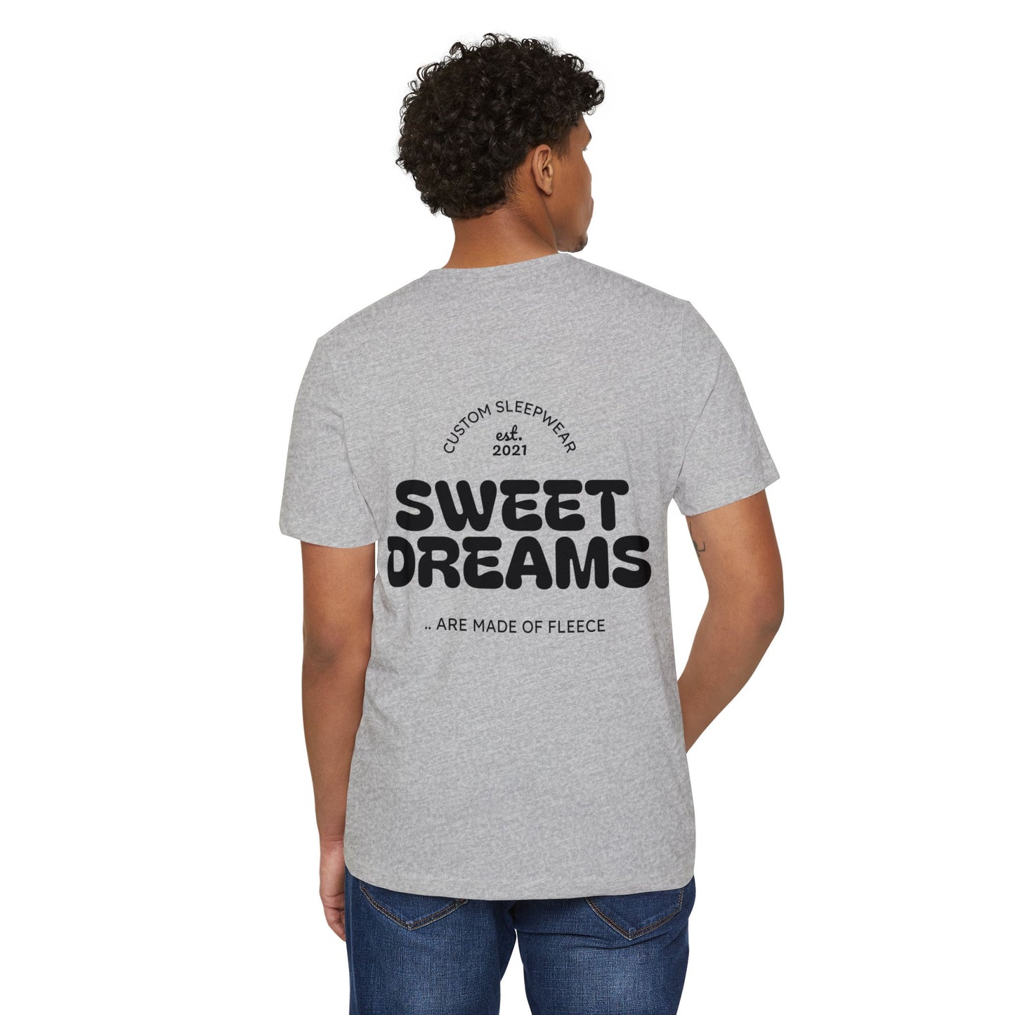 Sweet Dreams Graphic T-Shirt — Retro Yellow AA Logo & 'Sweet Dreams' Back Print