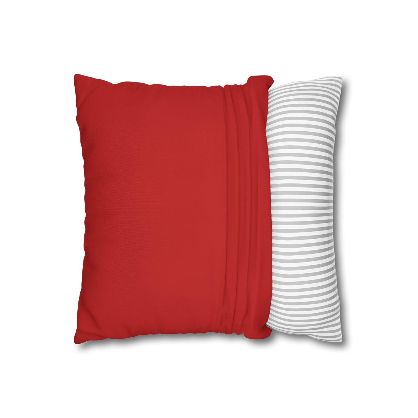 Square Pillow — "Your Hair, Our Passion." Black Salon Decor Pillowcase