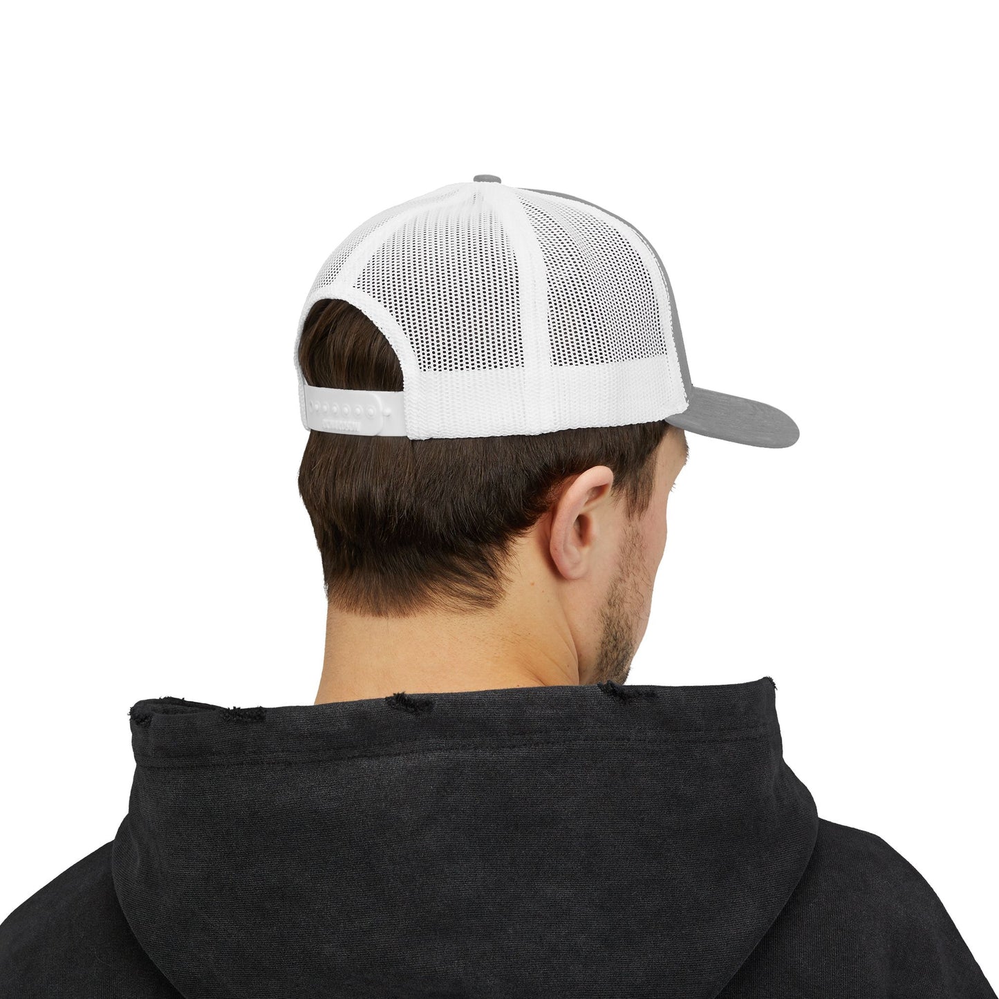 Build Yourself Up Snapback Trucker Cap – Motivational Mesh Baseball Hat