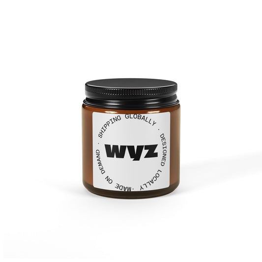 WYVZ Amber Jar Soy Candle — Scented Aromatherapy Candle (Multi-Size)