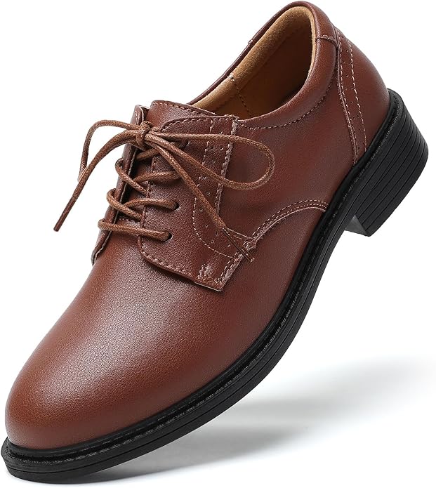 Oxford Shoes for Women Black Formal Lace up Flats Dress Saddle Work Office Ladies Business Casual Dressy Shoes